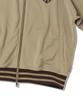 Travel Jersey Track Short Sleeve Jacket Beige