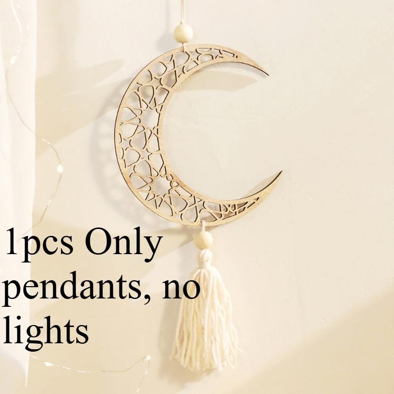 1/3pcs Cotton Rope Jupiter Moon Hollow Pendant Home Bedroom Wall Decoration Pendant Home Decoration Crafts Home Decoration