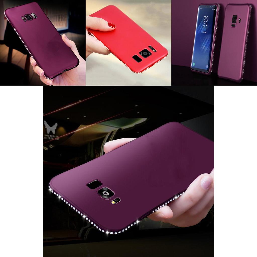 Glitter Crystal Bling Soft Tpu Case Cover For Galaxy Plus S9s8