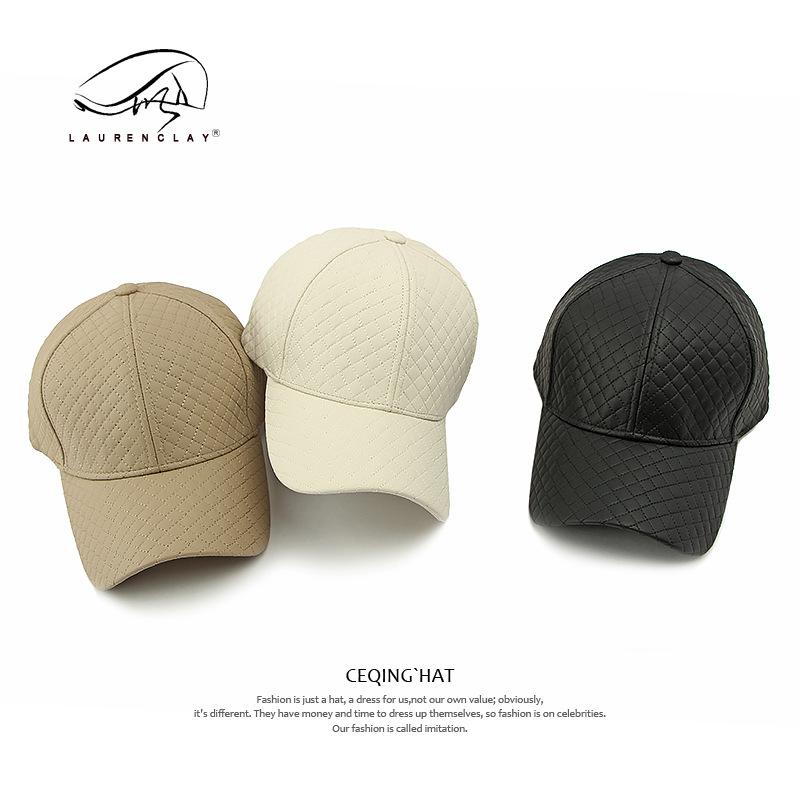 Fashion Hat Women's Autumn and Winter Thickened Warm Hard Top Baseball Cap Sunscreen Sunshade Casual Simple Cap