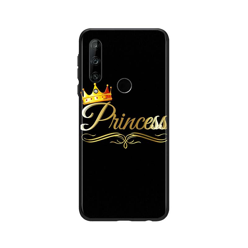 King Queen Cuplu pentru Huawei Honor 30 20 10 9S 9A 9C 9X 8X MAX 10 9 Lite 8A 7C 7A Pro Husa de telefon moale din silicon negru