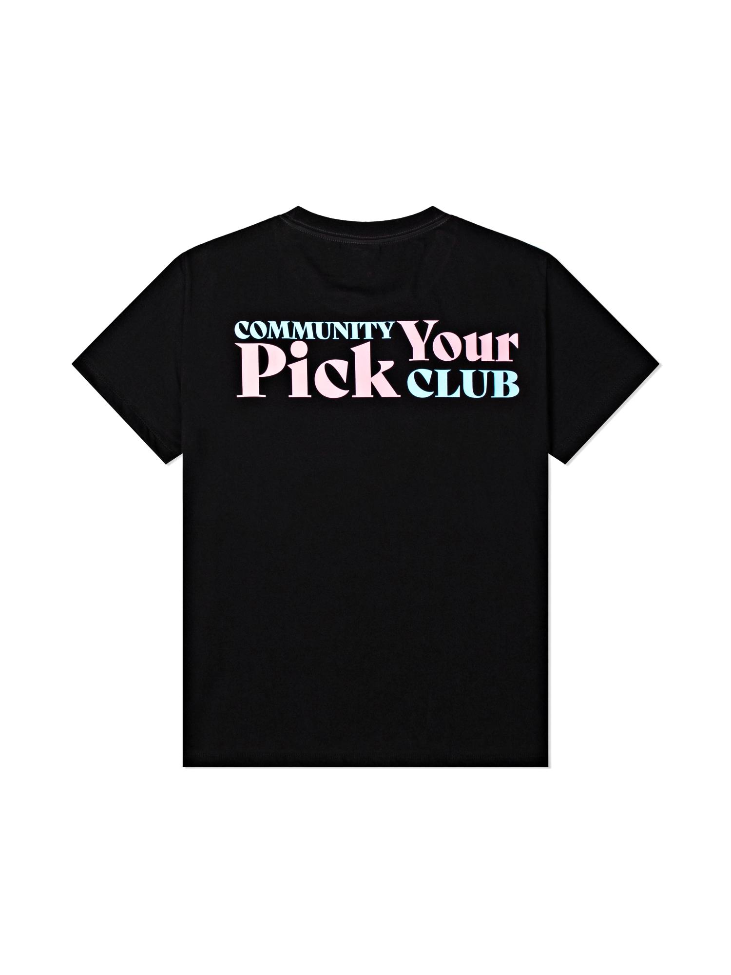 Community Club Pycc T-Shirt Ps (Black) L