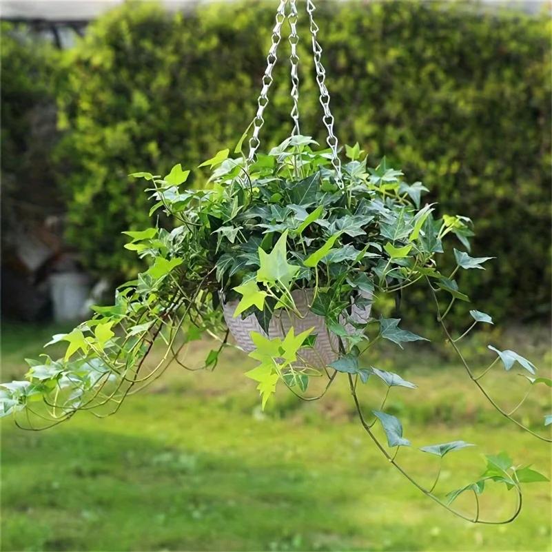 2pcsHanging Flower Pots and Hanging Pots On Outdoor Garden Balconies. Suitable for Indoor and Outdoor Green Plants