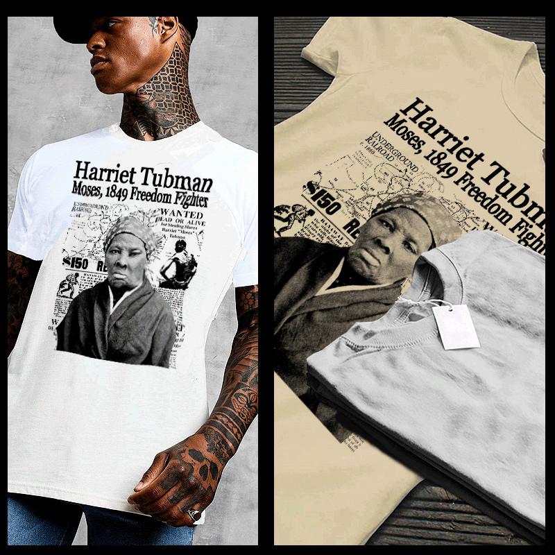 

Harriet Tubman T-shirt Black History Month Civil Rights Icon Freedom fighter tee 2XL