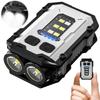 Mini Flashlight Keychain Light 5000 Lumens Handheld Portable Super Bright Torch Type-C USB Charging Emergency Work Camping Light