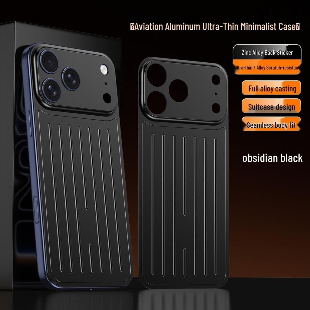Minimalist Drop-Proof Suitcase Style Case for iPhone 17 & 16 Pro Max