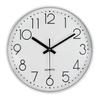 Non-Ticking Nordic Wall Clock Round Wall Hanging Clock Electronic Color Clock  Living Bedroom