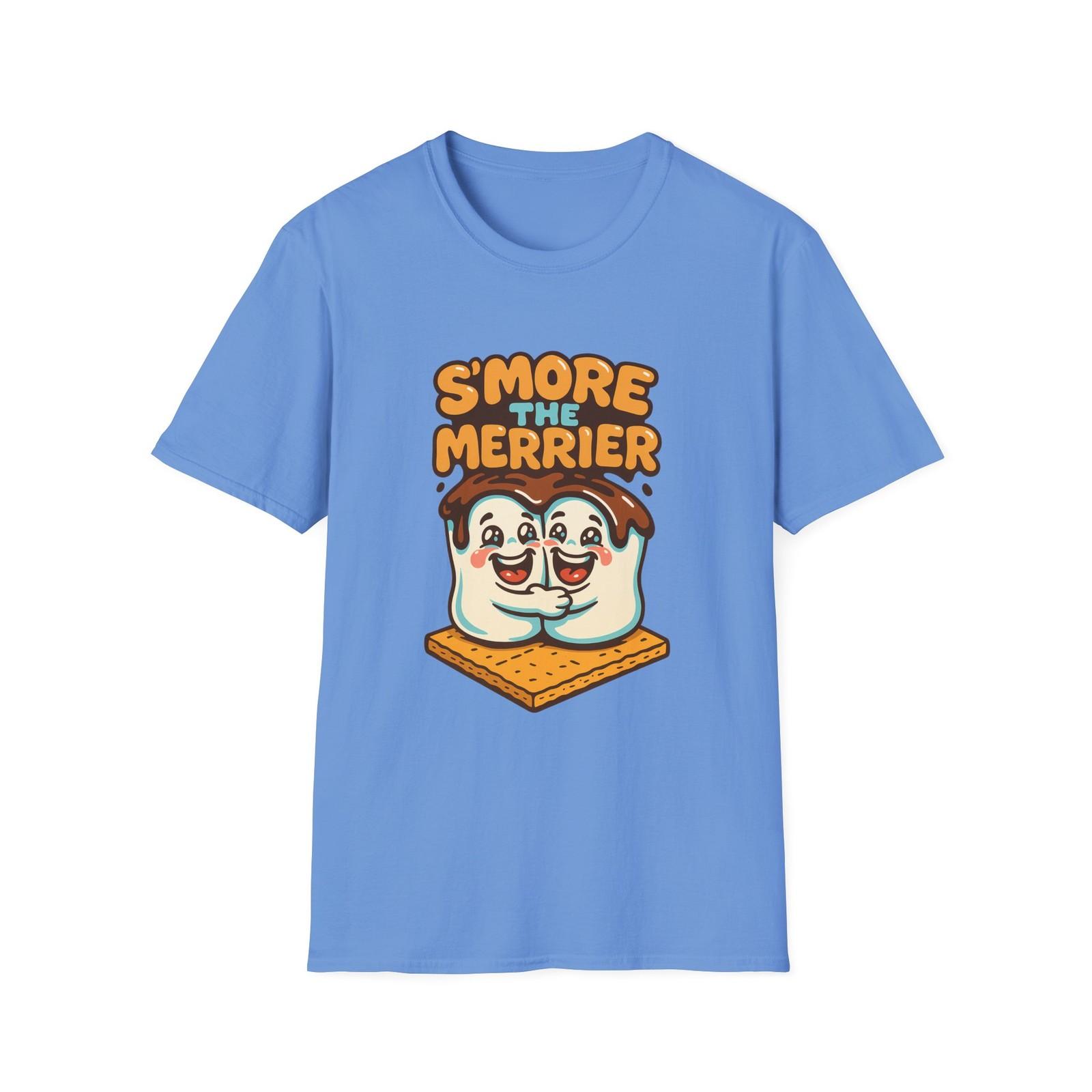 Unisex Softstyle T-Shirt Mens Womens Tees Top Marshmallow Hug S’mores Surreal Funny Holiday Christmas 3XL