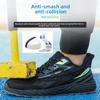 Plastic Toe Safety Boots Industry Anti Smash Shoe Lightweight Comfortable Safety Shoes Puncture Proof Durable Sneakers for Work