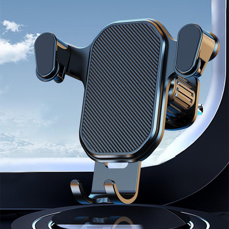 Car Phone Holder Mobile Cell Phone Stand Portable Smartphone Mount Gravity Support In Car For iPhone 14 13 12 11 Xiaomi Samsung