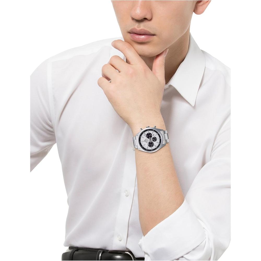 Orient Men S Solar Panda wriStwatch Milky White Wv0041tx