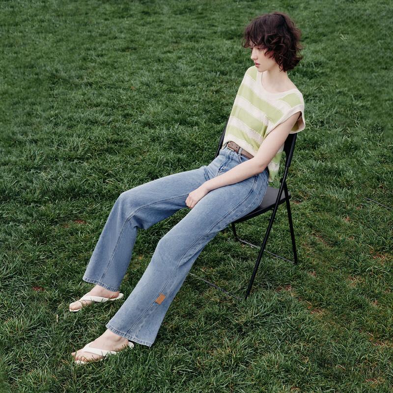 ONLY Cooling High-Waisted Straight-Leg Jeans XS