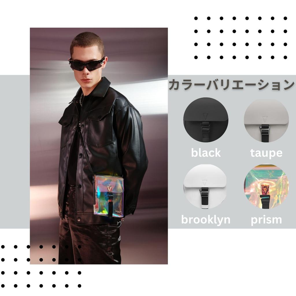 GASTON LUGA Splash Mini Umhängetasche (Schwarz) - Leicht, wasserdicht und perfekt als Umhängetasche, Schultertasche oder Messenger Bag.