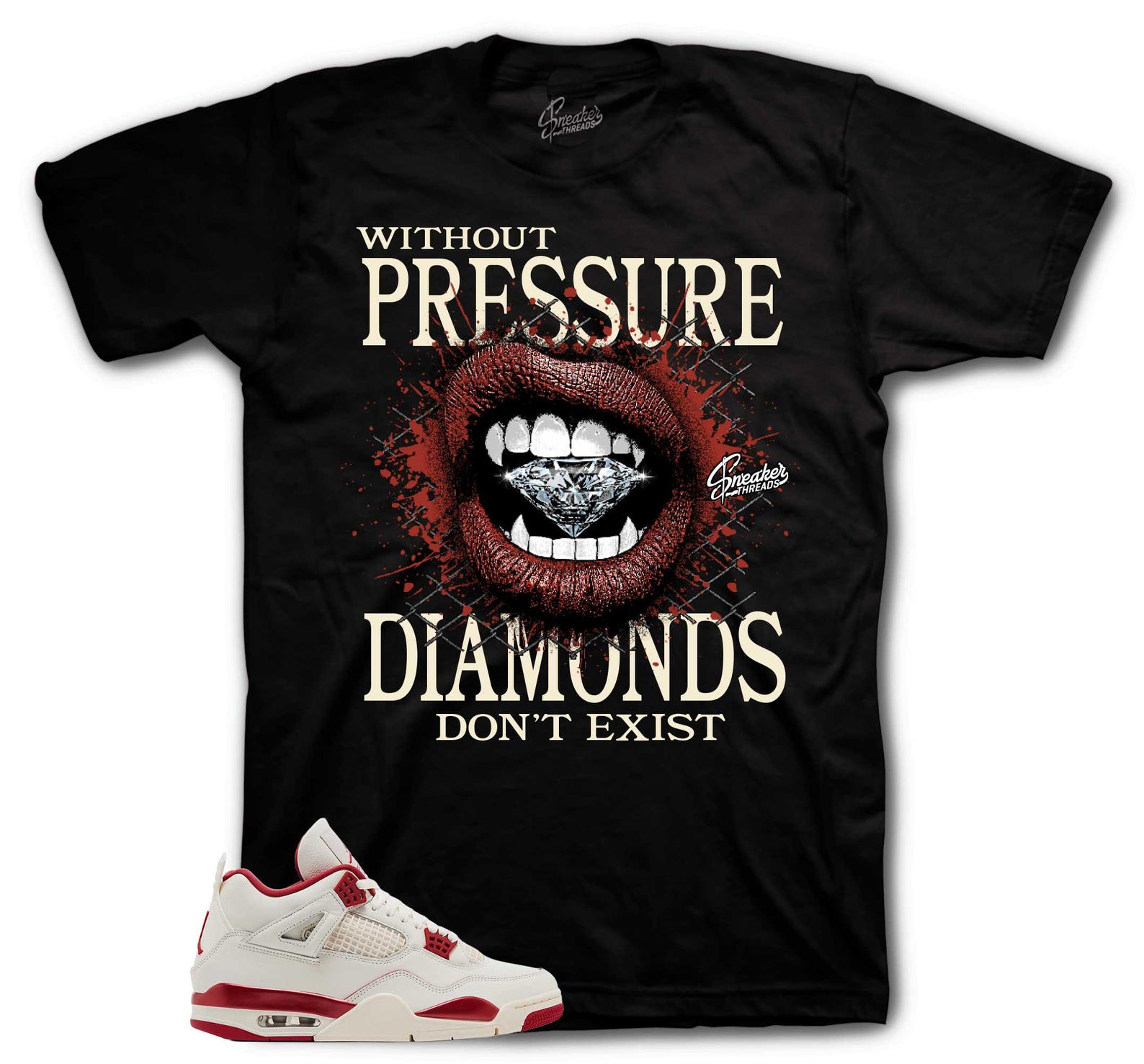 Shirts To Match Retro 4 Valentines Day - Without Pressure Tees 2XL