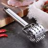 Stainless Steel Steak Pork Chop Quick Roller Meat Hammer Stainless Steel Tender Needle Steak Loose Needle Pizza Tender Needle