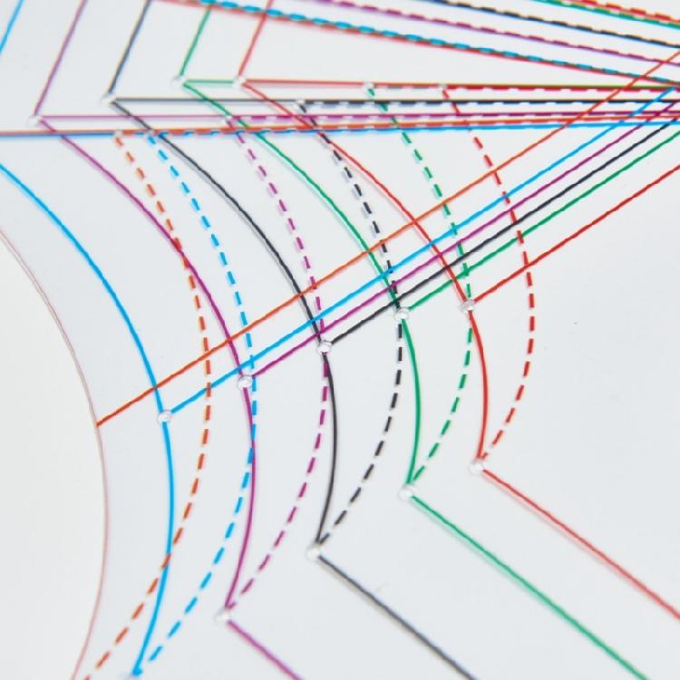 Women's Dress Ruler Easy to Use Dressmaking Ruler for Creating Basic Dress Pattern Templates