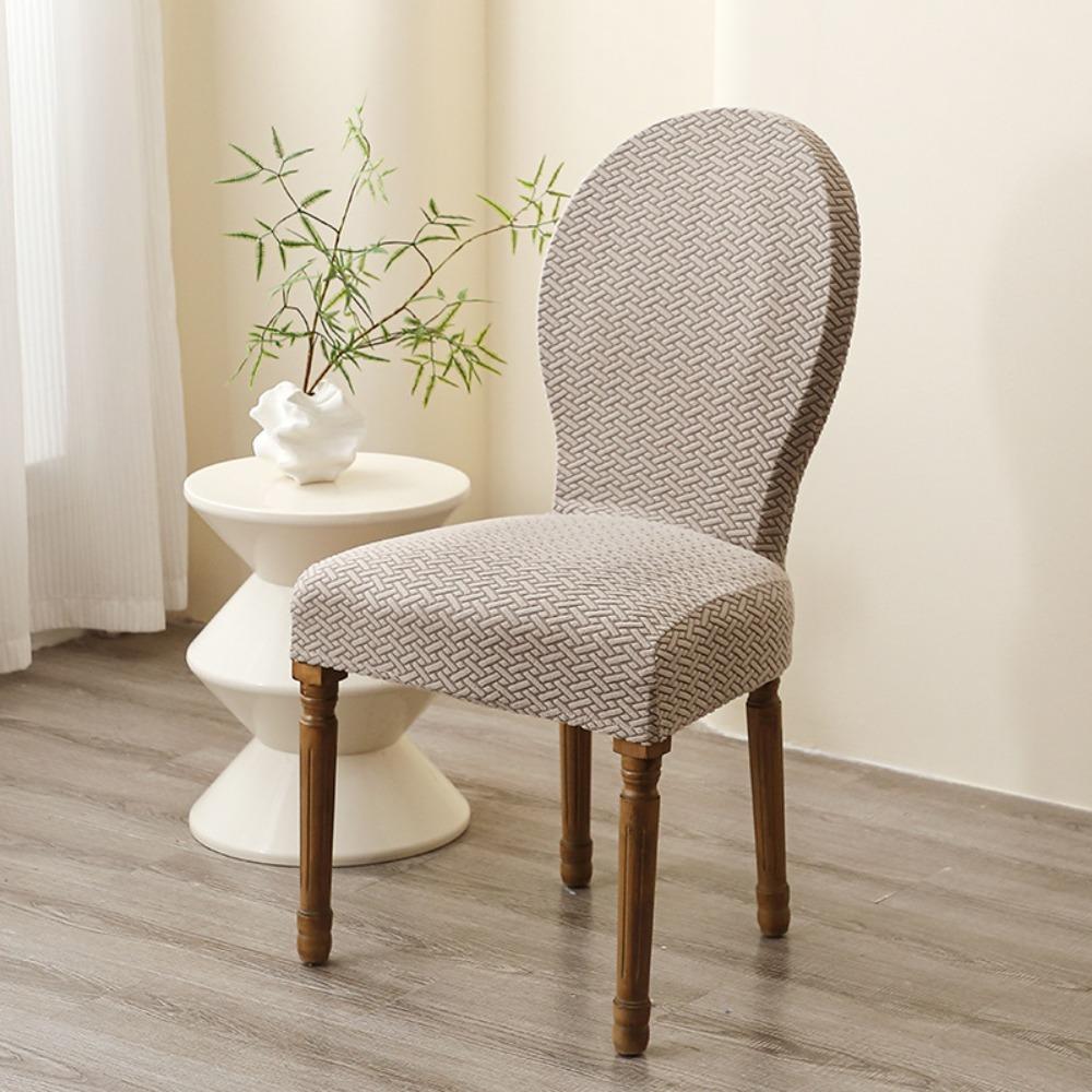 Elastic Chair Seat Slipcover Dust-proof Dining Chair Cover Hotel хаки
