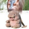 Pygmy Deng Moo Bigmouth Hippopotamus Plush Student Backpack Children Bag School