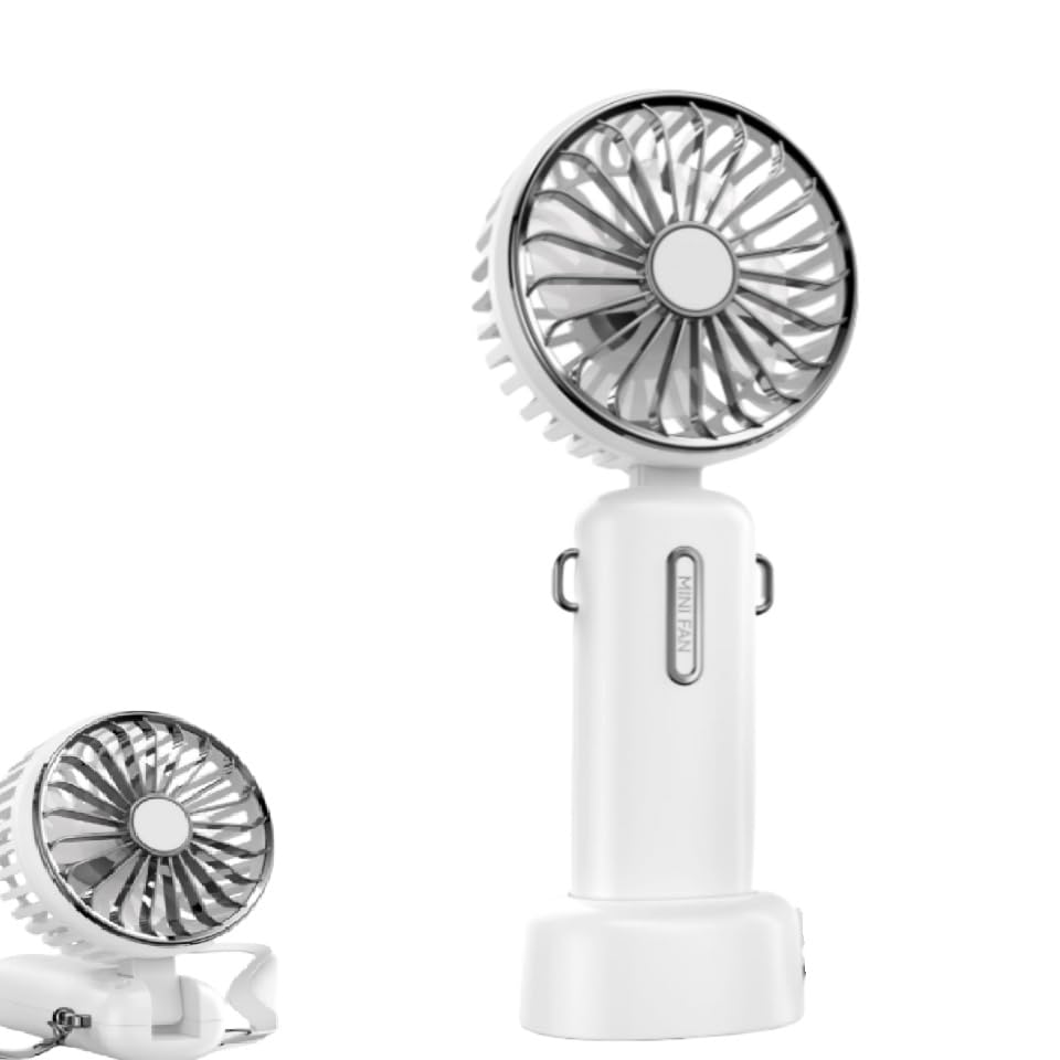 

Портативный удобный USB вентилятор с защитой от перегрева, вентилятор, мини, маленький, легкий, перезаряжаемый, для переноски, белый