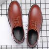 Men's 2024 New Shoes Black Leather Formal Shoes for Men Oxfords Male Wedding Party Office Business Shoe Man Zapatos De Hombre