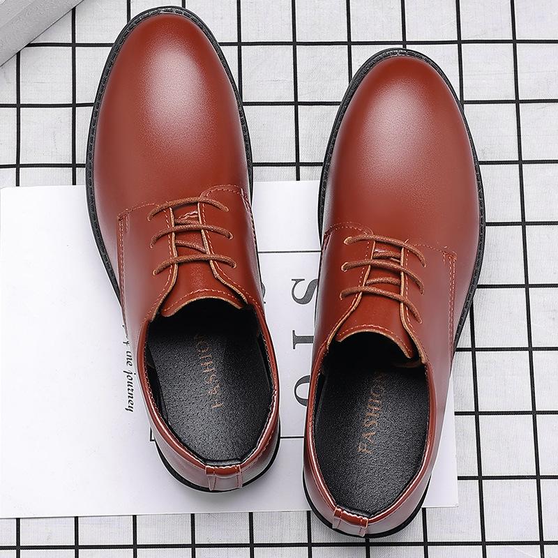 Men's 2024 New Shoes Black Leather Formal Shoes for Men Oxfords Male Wedding Party Office Business Shoe Man Zapatos De Hombre