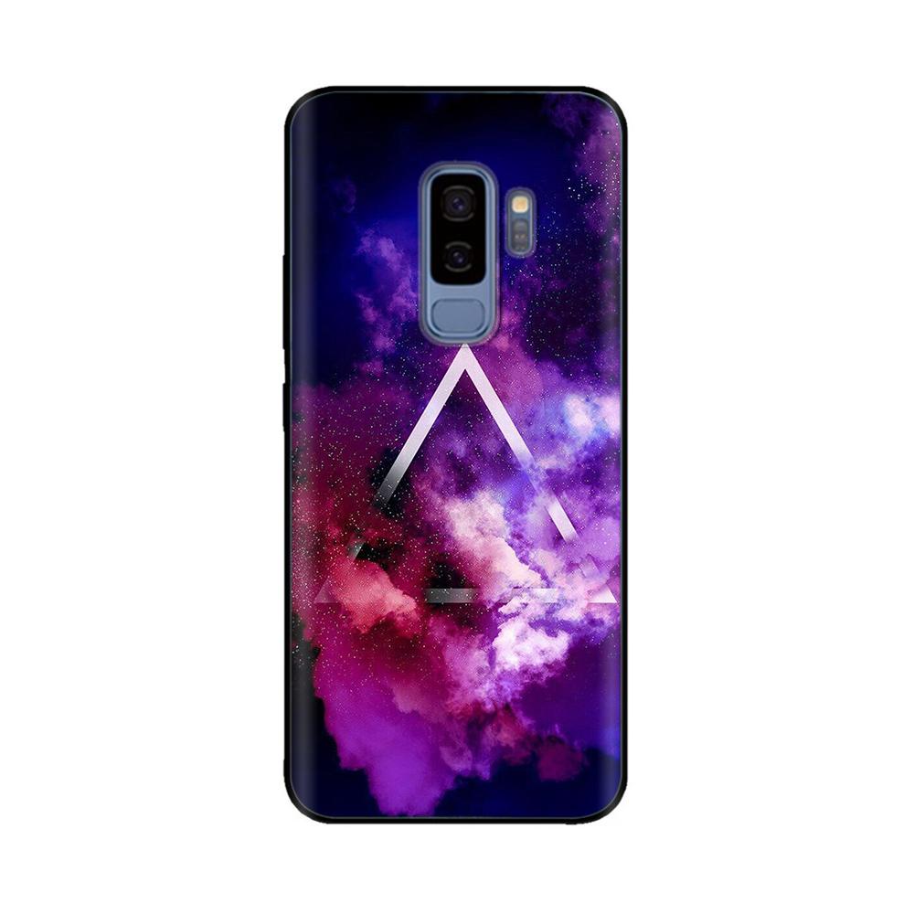 For Samsung Galaxy S9 Case Mobile Phone TPU Silicone Protective Cover for Samsung S9 Plus S9+ S 9 Back Cover Paintted Bumper