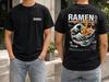 Japanese Ramen Graphic T-Shirt Hand Pulled Noodle Bowl Foodie Unisex Tee