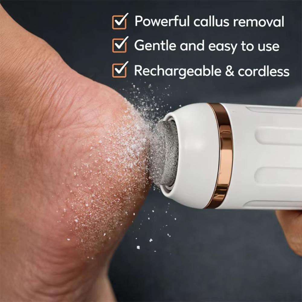 Portable Electric Feet Callus Remover Electric Callus Remover Kit  for Smooth and Soft Feet