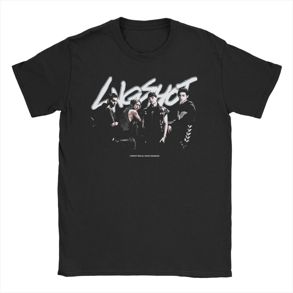 Lngshot Woojin Rising K-Pop Hip-Hop Group kpop T-Shirts for Unisex Women 100% Cotton Tees Short Sleeve T Shirts Summer Clothes