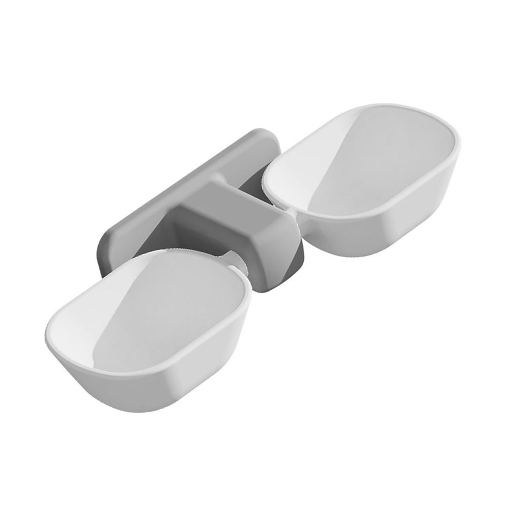 Pet Food and Water Bowls Wall Mounted Removable Thickened Elevated Cat Dog Bowls
