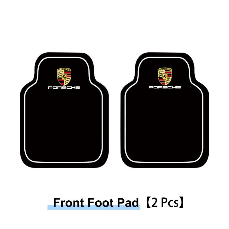 

New Car Floor Mat Front & Rear Diatomaceous Earth Floor Mat for Porsche Panamera Cayenne Taycan 911 Macan Carrera-GT 928 sticker