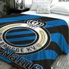 1PC Club Brugge KV Custom Name Patterned Flannel Blanket Suitable For All Seasons for Home Decor Warmth and Comfort Gifts Holiday Present