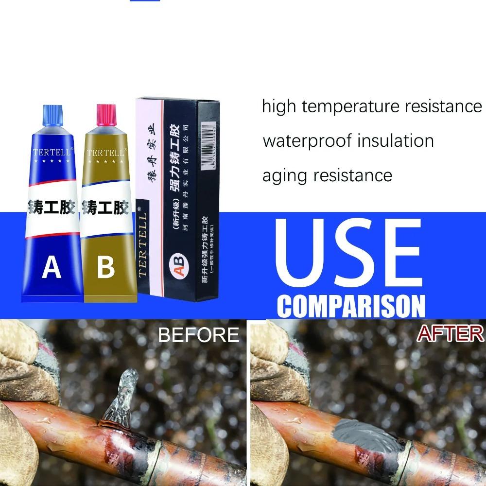 20-10G Industrial Repair Adhesive Liquid Weld AB-Metal Adhesive Aging Resistance for Hard Plastics and Ceramics