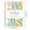 The Bible In A Year 52-Week Bible Study Workbook Spiral Bible Study Guide for Women A Yearlong Bible Study Plan Book
