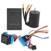 3650 Motor 2300KV+ 120A Brushless ESC + Program Card + Heat Sink Set for 110 RC Car
