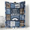 Gift To Abuelita Abuelo Mama Papa Thin Blankets for Anniversary Birthday Father's Day Mother's Day Festival Gift Four Season Use