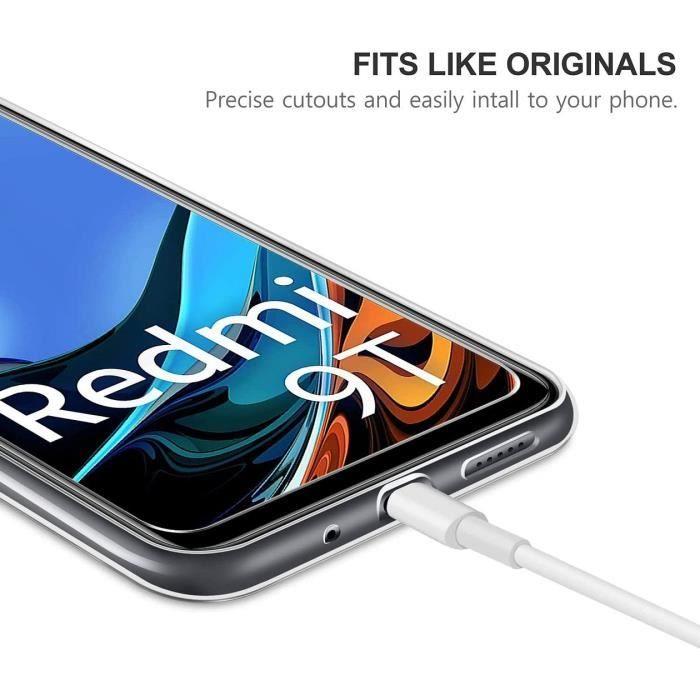 Protective Case - E.F.CONNECTION - Redmi 9T - Flexible - Transparent - Tempered Glass