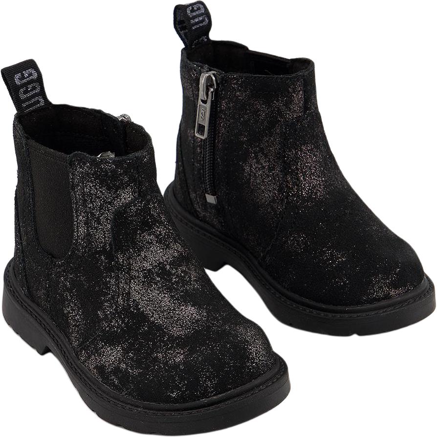 UGG Suede Bolden Comfortable Versatile Boots Kids boots Black 1116374T-MTB