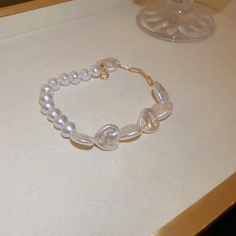 French Retro Pearl Beaded Bracelet - Elegant, Versatile Fashion Jewelry for Women