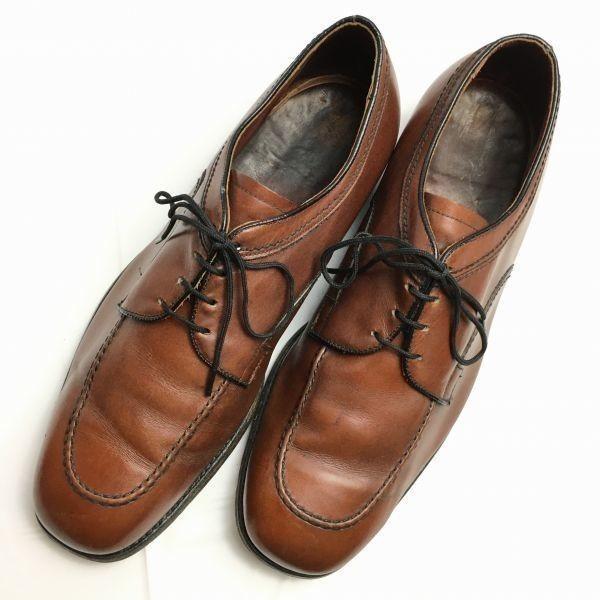 

70s80s Vintage MASON Size 11C (27.528.5cm) U-Tip Business Shoes Brown Men s