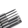 S2 Alloy Steel 6PC 50mm Flat Head 2.0-6.0mm Slotted Screwdriver Bits