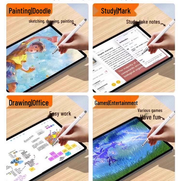 Magnetic 3-in-1 Stylus Pen: Attach To Tablets, Fits Mobile Phones, Works As Capacitive Touch Pen