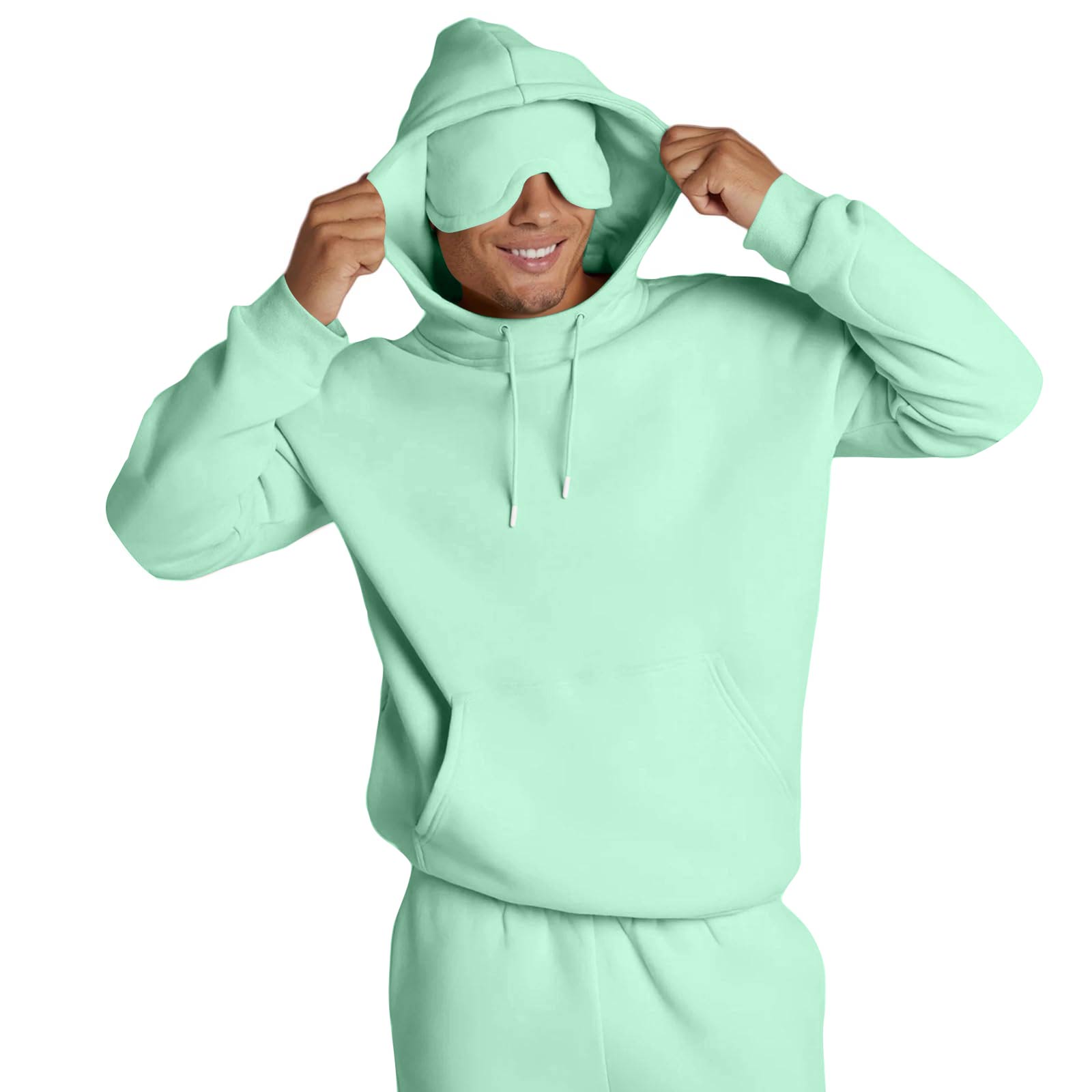 

Женская и мужская модная повседневная толстовка, свободный кардиган на молнии, толстовка с длинным рукавом и капюшоном L зелёный