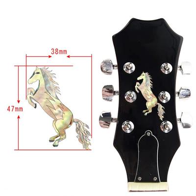 Novelty Guitar Head Sticker DIY PVC Guitar Panel Sticker Inlay Sticker Personalise Guitar Headstock Decal Electric Guitar