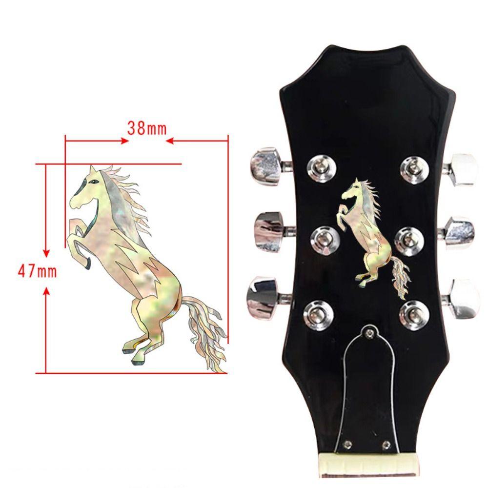 DIY Guitar Head Sticker PVC Guitar Headstock Decal Guitar Panel Sticker  Guitar Beginner Gifts