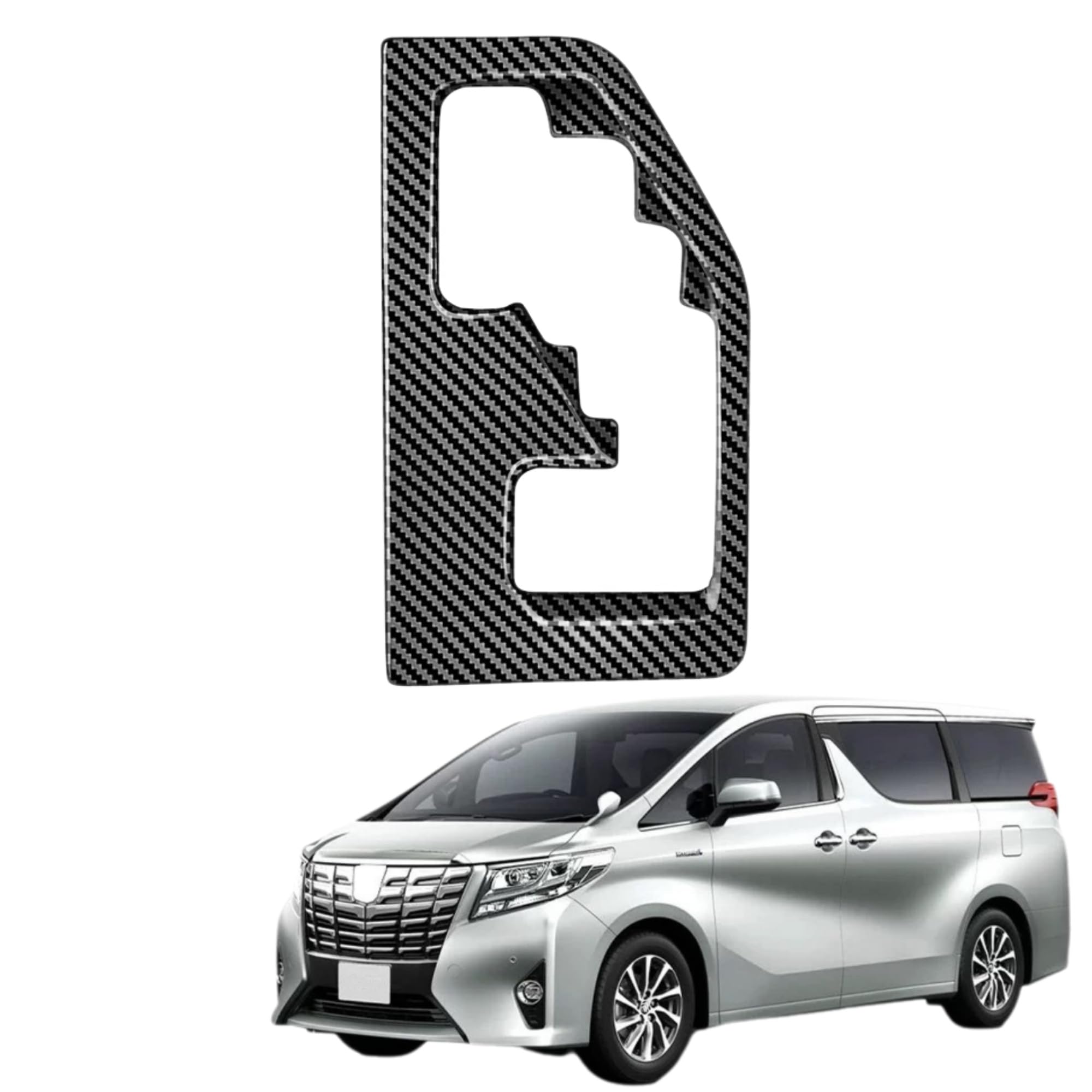 

EopTatoo Alphard Vellfire 30 Серия Аксессуар Накладка на панель переключения передач Отделка Детали интерьера Эксклюзивные товары (Стиль «Углерод») Shift panel cover garnish