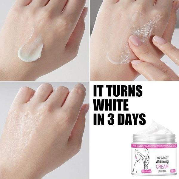 Fuktighetsgivende og lysende kroppsnæringskrem