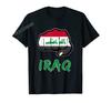 ZX More Design Super Iraqi Heritage Proud Iraq Roots Flag TShirt Map For Men Women T Shirt Tops Cotton Tees