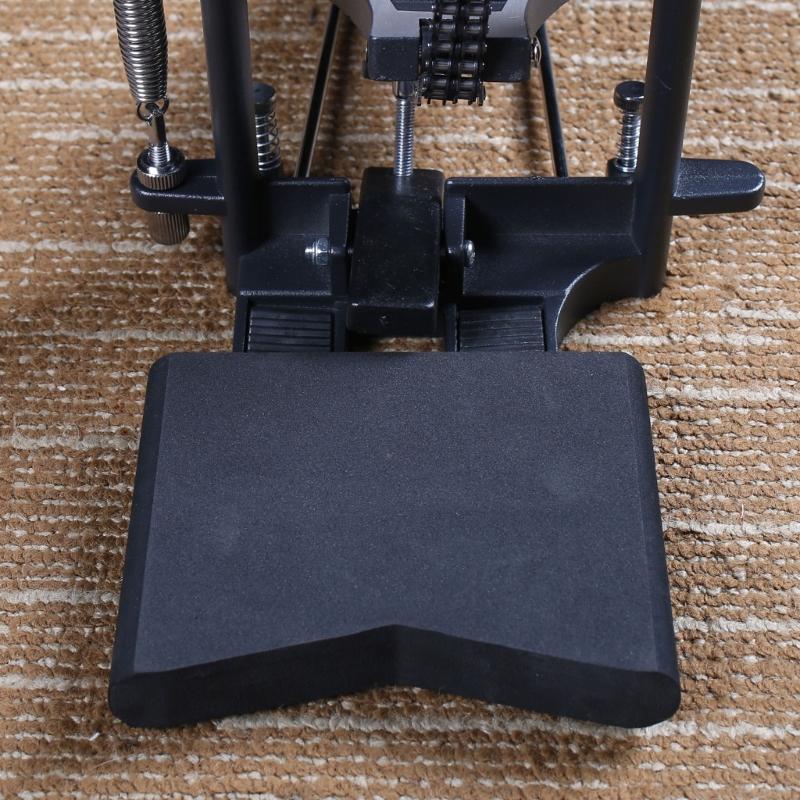 2 Stück Doppel-Kick-Pedalblock Rutschfester Trommelblock Vollständige Rutschverhinderung Trommelpedal-Ankersystem Trommelzubehör