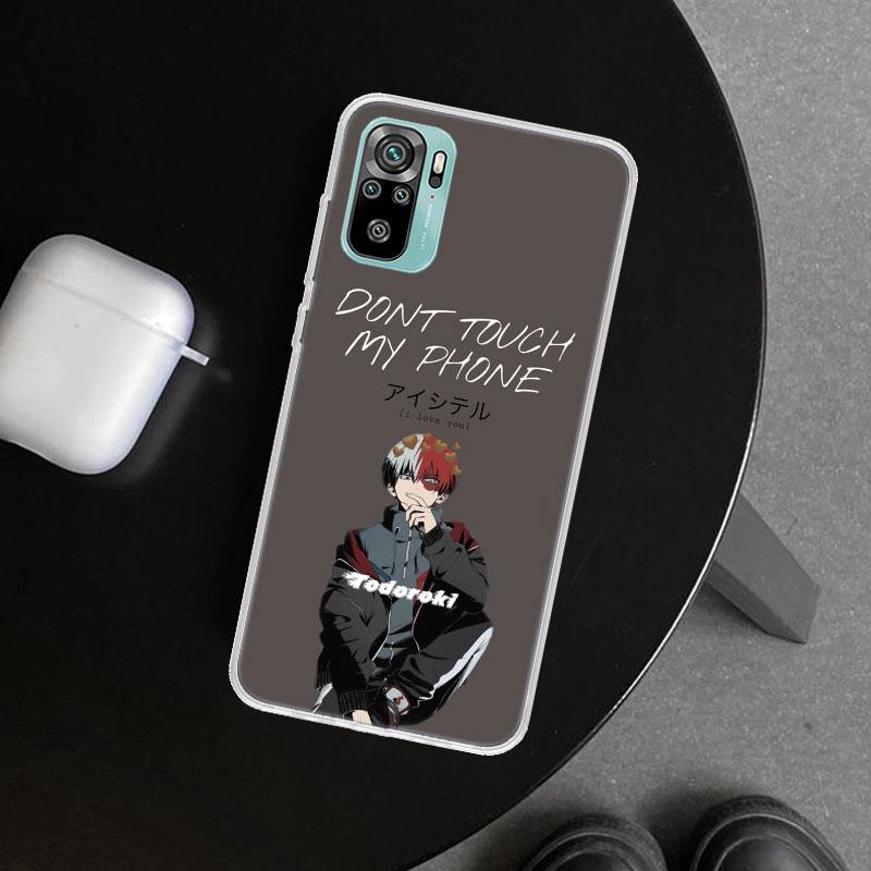 MHA Todoroki Shoto Phone Case Cover for Xiaomi Redmi Note 15 14 13 12 11 Pro Plus 14S 12S 11S 11T 11E 10S 10 Customized Fundas R